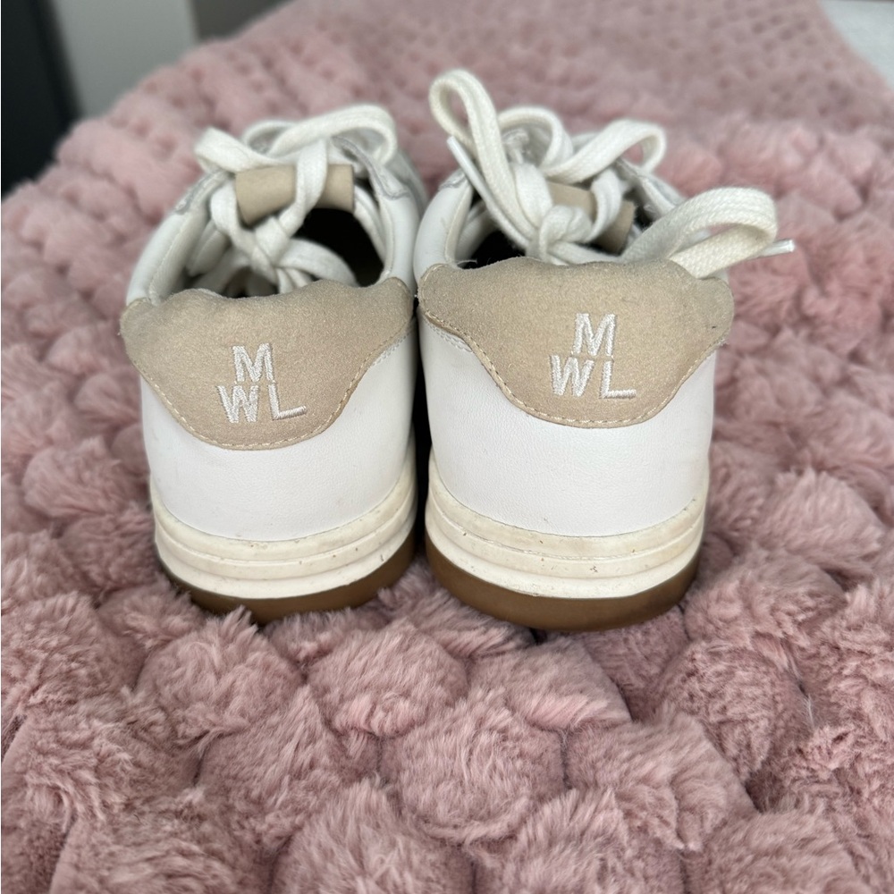Madewell Beige Minimalist Sneakers Soft Suede Low-Top